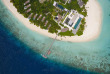 Maldives - Park Hyatt Maldives Hadahaa - Vue aérienne des parties communes