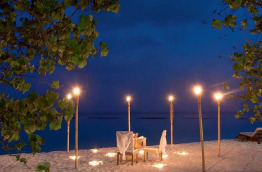 Maldives - Constance Moofushi - Diner romantique