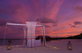 Maldives - Hideaway Beach Resort & Spa - Dîner romantique