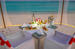 Maldives - Hideaway Beach Resort & Spa - Dîner romantique
