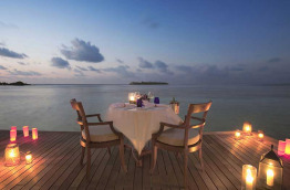 Maldives - The Residence Maldives - Dîner romantique dans votre villa