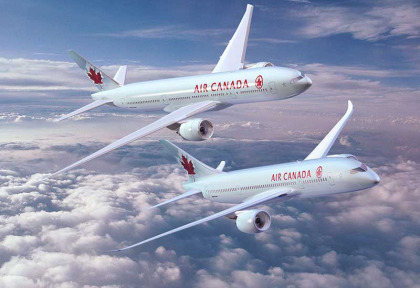 Air Canada - Boeing 787 et Boeing 777