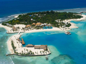 Maldives - Holiday Inn Resort Kandooma - Vue aérienne