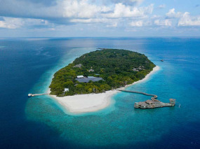 Maldives - Soneva Fushi - Vue aérienne
