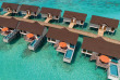 Maldives - OBLU Select at Sangeli - Vue aérienne des Water Villas