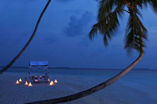 Maldives - The Sun Siyam Iru Fushi - Diner romantique