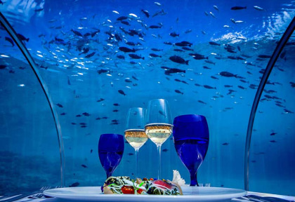 Maldives - Hurawalhi Island Resort - 5.8 Underwater Restaurant