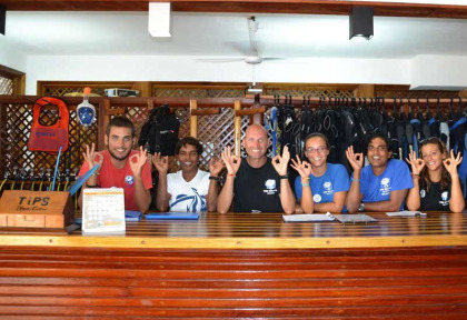 Maldives  - VOI maayafushi - Centre de plongée TGI diving - Le staff