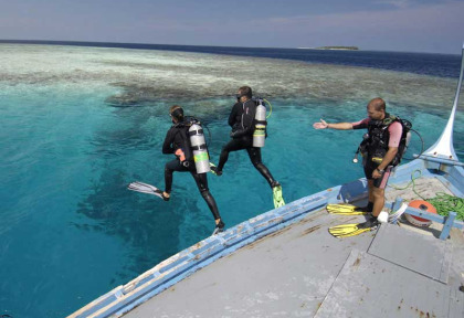 Maldives - Meeru - Le centre de plongée 