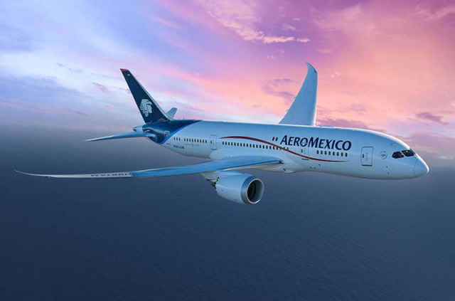 Aeromexico - Dreamliner en  vol