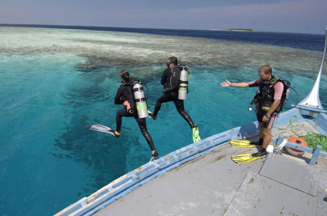 Maldives - Meeru - Le centre de plongée